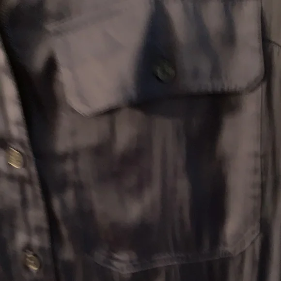 Zadig & Voltaire Midnight Blue MIDI shirt dress SZ small - Picture 4 of 7